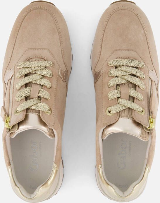 Gabor Sneakers beige Textiel