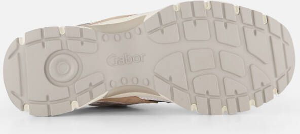 Gabor Sneakers beige Textiel