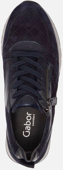 Gabor Sneakers blauw Suede 102364