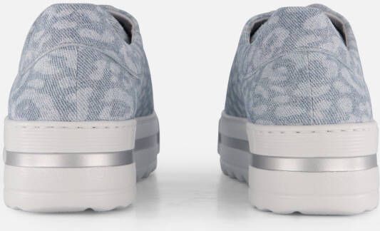 Gabor Sneakers blauw Leer