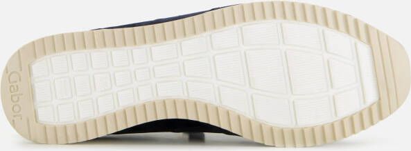 Gabor Sneakers blauw Leer