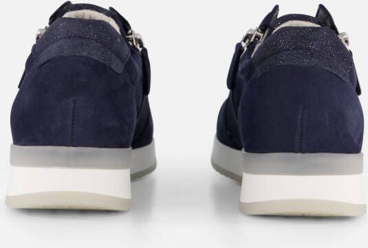 Gabor Sneakers blauw Nubuck