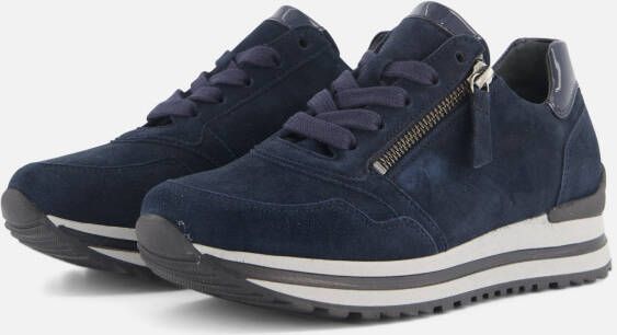 Gabor Sneakers blauw Suede