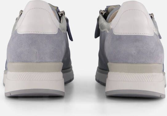 Gabor Sneakers blauw Textiel