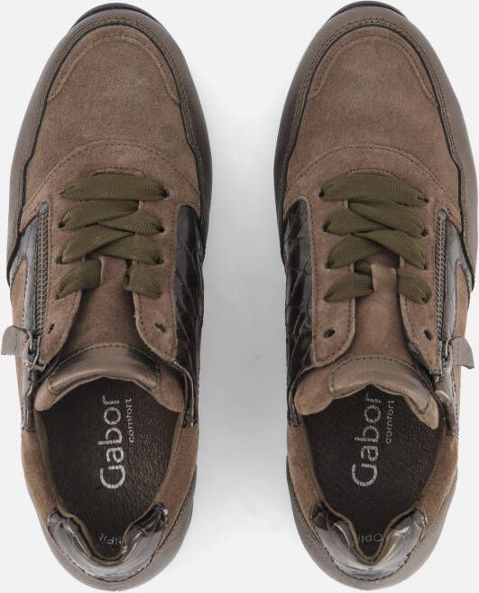 Gabor Sneakers bruin Leer