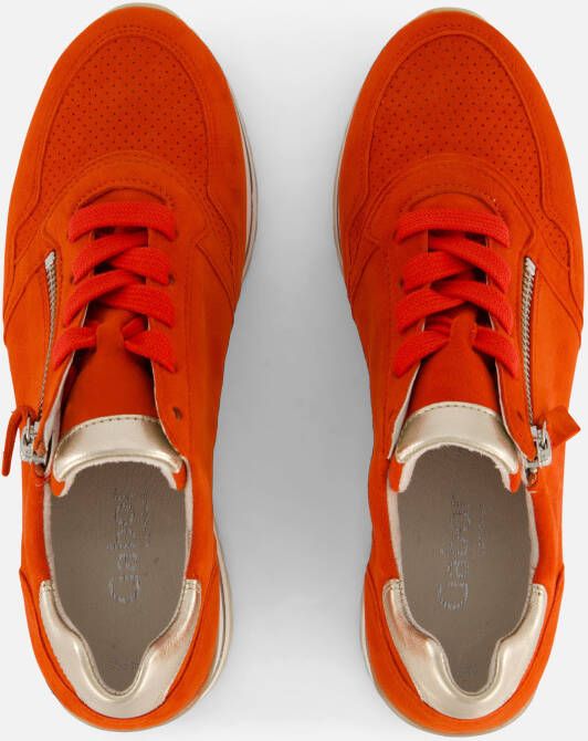 Gabor Sneakers oranje Suede