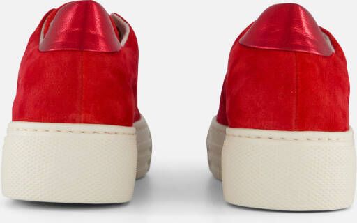 Gabor Sneakers rood Suede