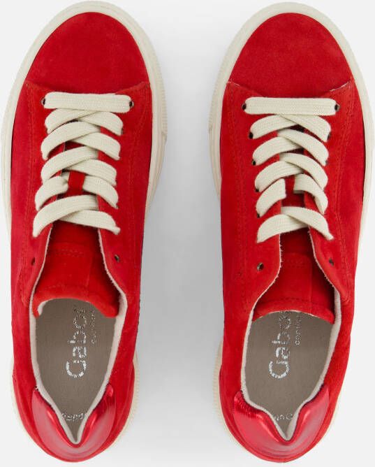 Gabor Sneakers rood Suede