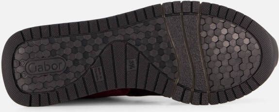 Gabor Sneakers rood Suede