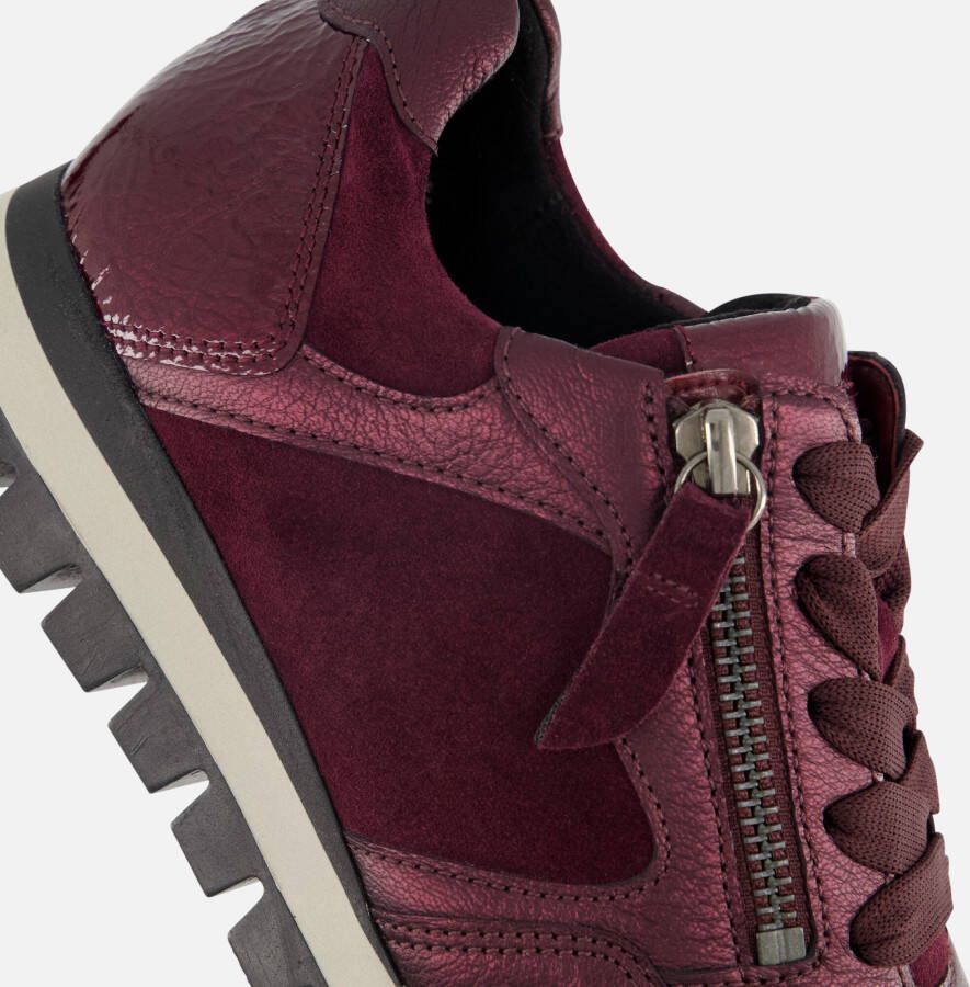 Gabor Sneakers rood Suede