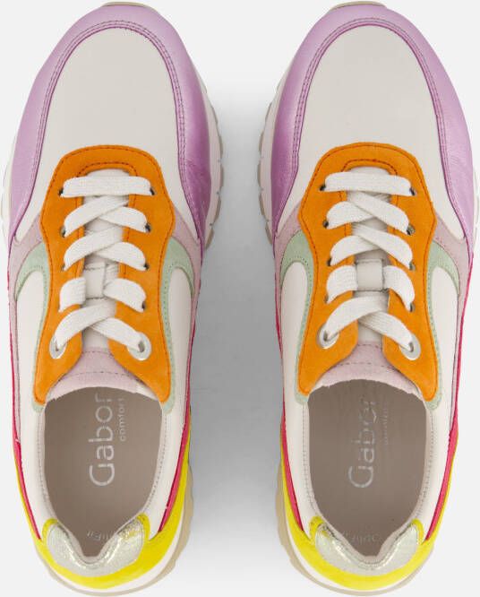 Gabor Sneakers wit Leer