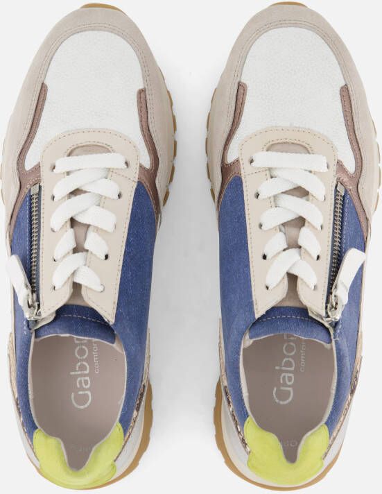 Gabor Sneakers wit Nubuck