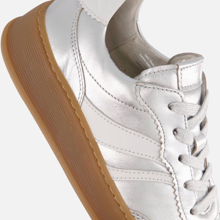 Gabor Sneakers zilver Leer