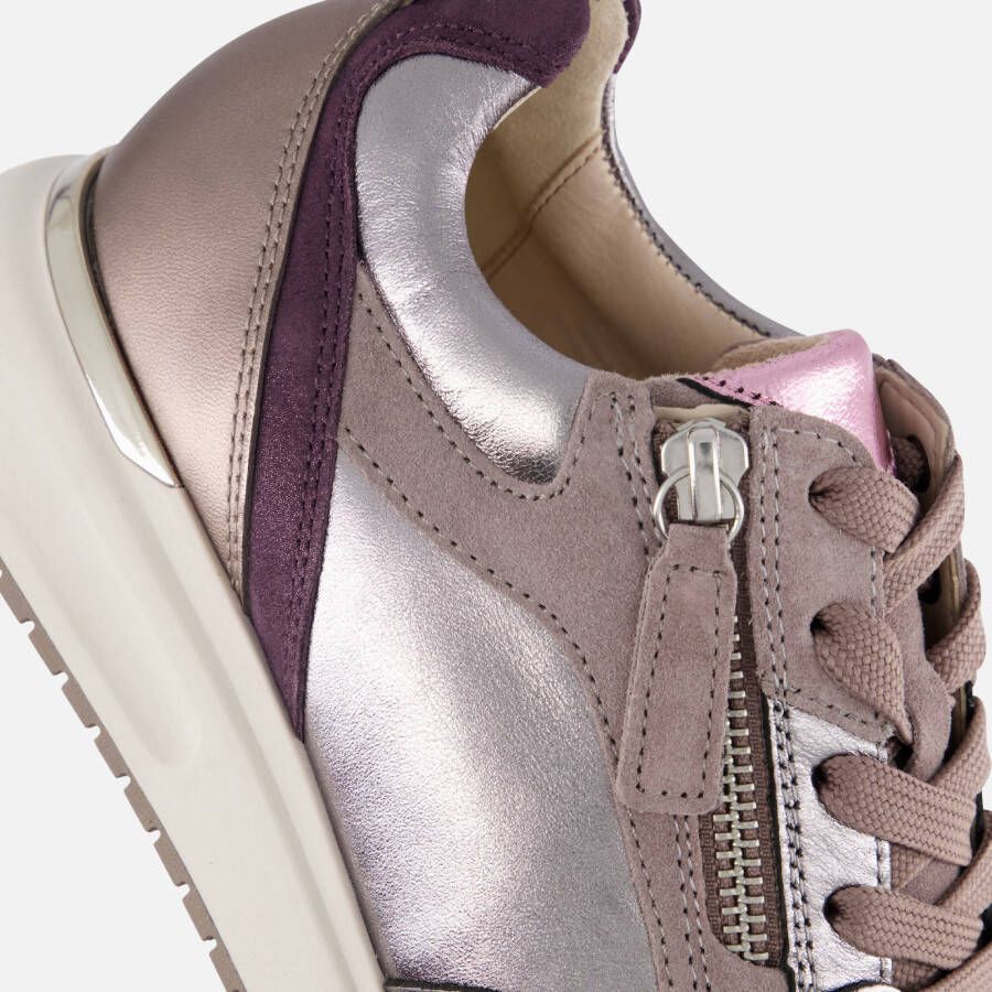 Gabor Sneakers zilver Synthetisch