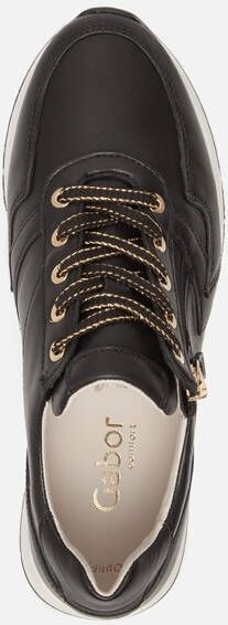 Gabor Sneakers zwart Leer 102306