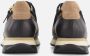 Gabor Stijlvolle Sneakers met Samt Foulard Perl Zwart Dames - Thumbnail 15