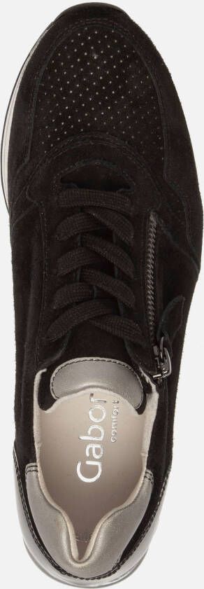 Gabor Sneakers zwart Suede