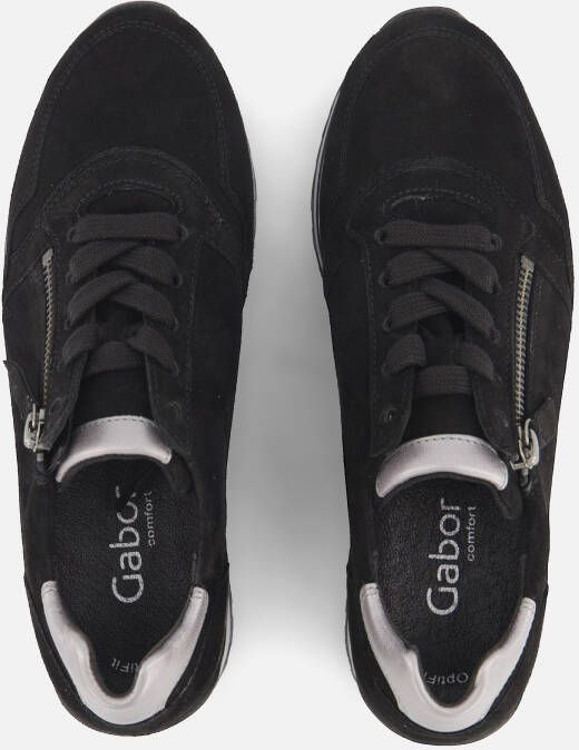 Gabor Sneakers zwart Suede