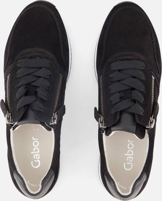 Gabor Sneakers zwart Suede