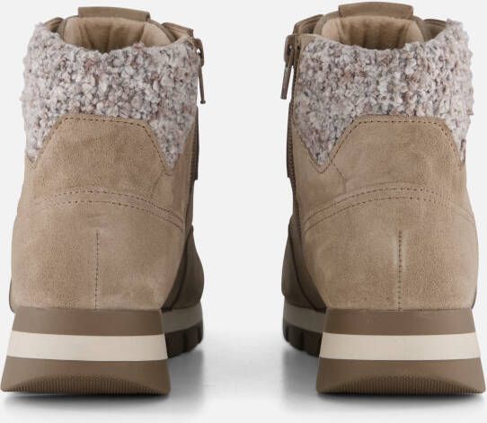 Gabor Veterboots beige Suede