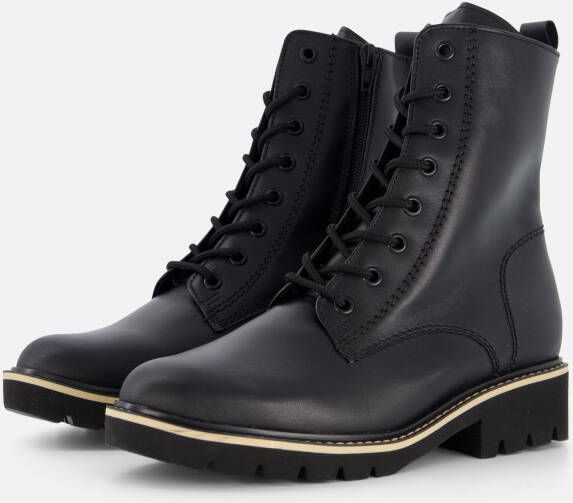 Gabor Veterboots zwart Leer