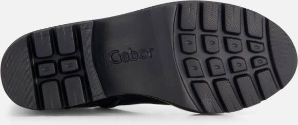 Gabor Veterboots zwart Leer