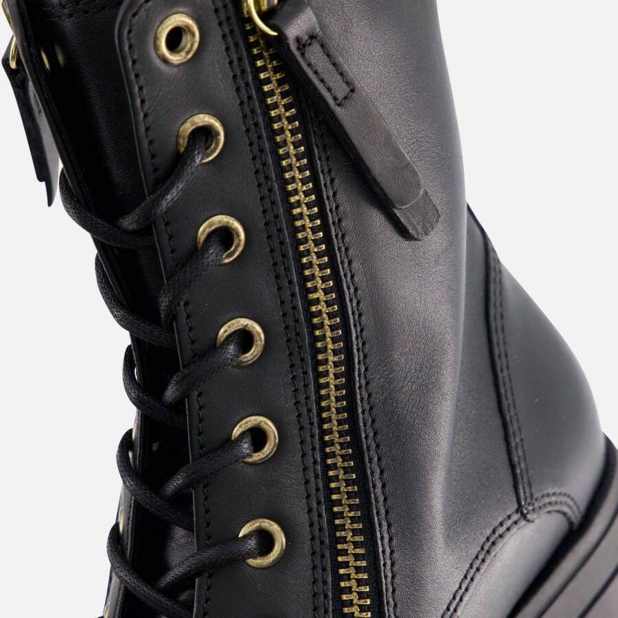 Gabor Veterboots zwart Leer