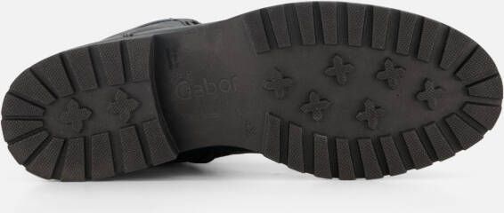 Gabor Veterboots zwart Synthetisch