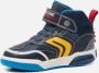 GEOX J Inek sneakers blauw Imitatieleer 82319 Heren - Thumbnail 4