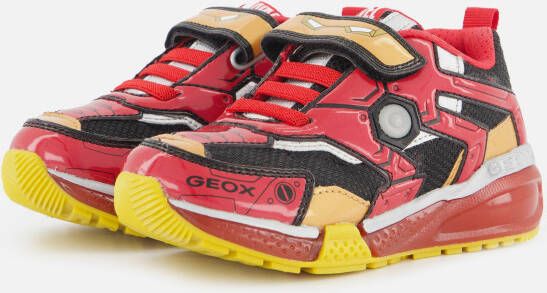 Geox Sneakers rood Synthetisch