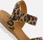 Giga Leopard Sandalen bruin Leer Dames - Thumbnail 18