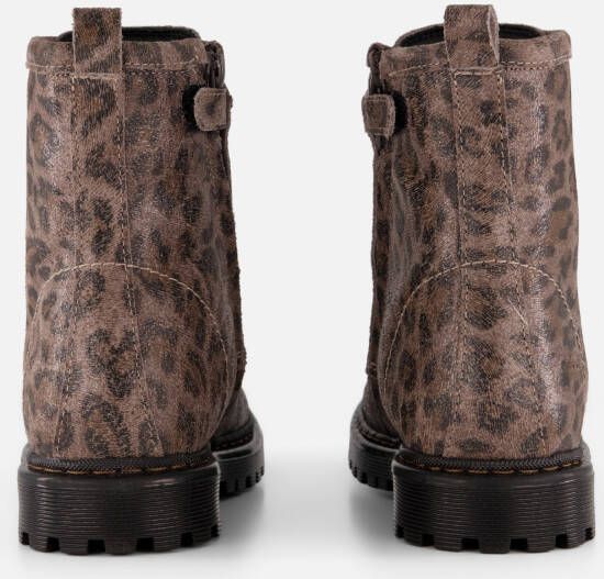 Giga Leopard Veterboots bruin Leer