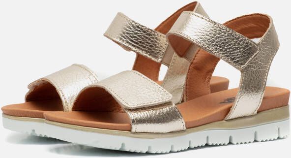 Giga Sandalen goud Leer