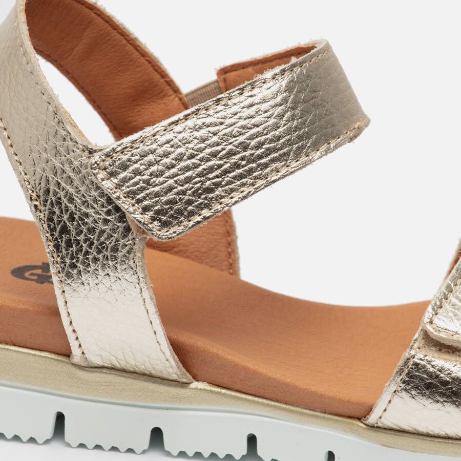 Giga Sandalen goud Leer