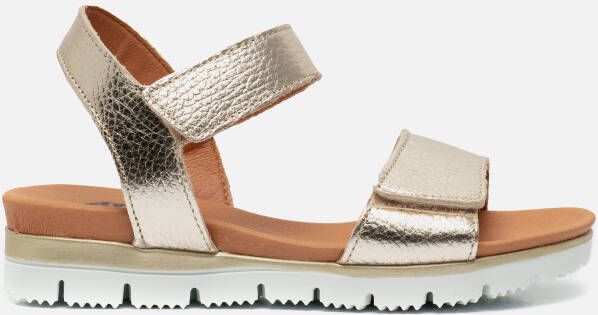 Giga Sandalen goud Leer
