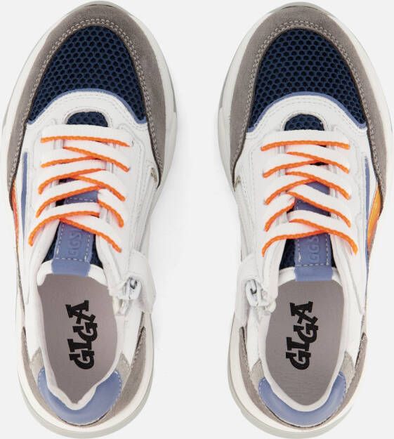 Giga Sneakers grijs Leer