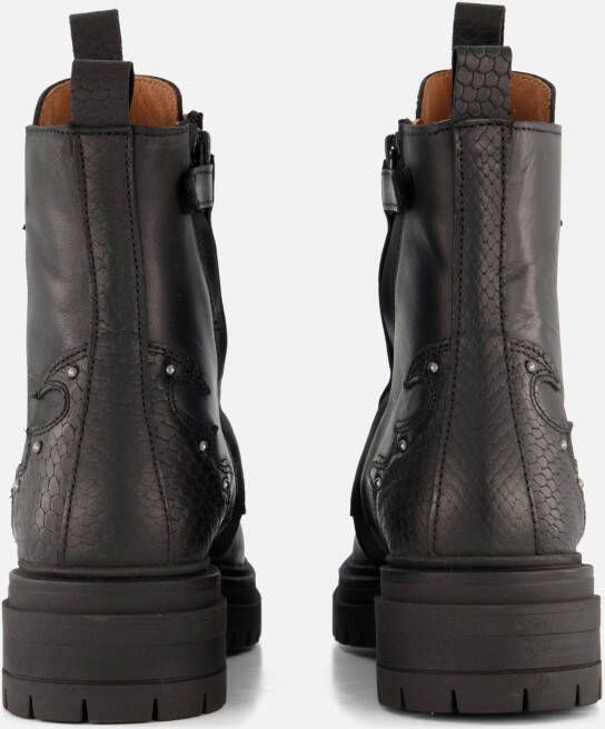 Giga Veterboots zwart Leer