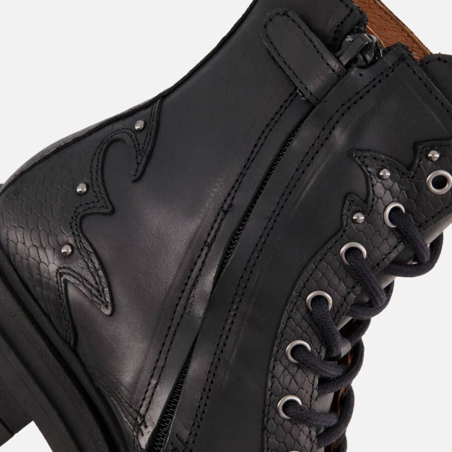 Giga Veterboots zwart Leer