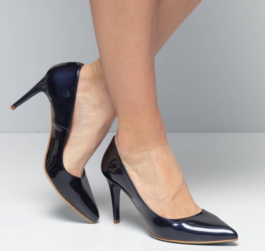 Giulia Pumps blauw Lak