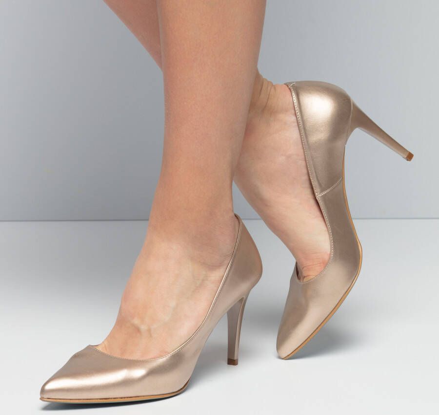 Giulia Pumps goud Imitatieleer