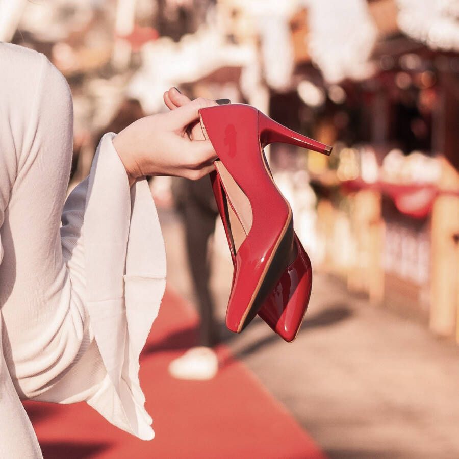 Giulia Pumps rood Lak