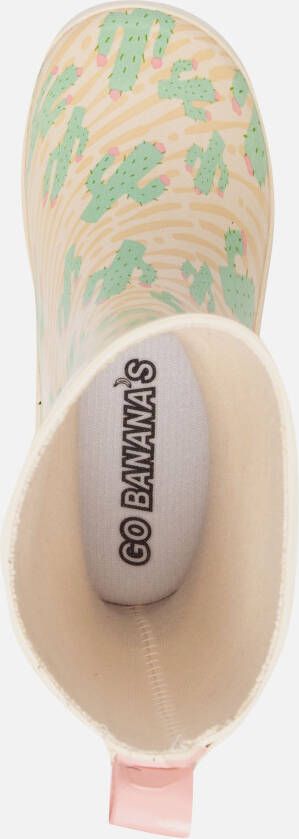 Go Bananas Alpaca regenlaarzen roze Rubber