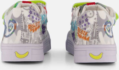 Go Bananas Chameleon Sneakers grijs Canvas