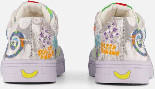 Go Bananas Kameleon Sneakers grijs Canvas