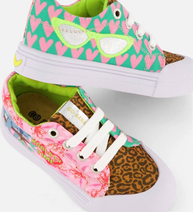 Go Bananas Koala Sneakers roze Canvas