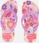 Havaianas Kids Flores Slippers paars Rubber - Thumbnail 4