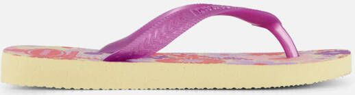 Havaianas Kids Flores Slippers paars Rubber