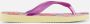 Havaianas Kids Flores Slippers paars Rubber - Thumbnail 7