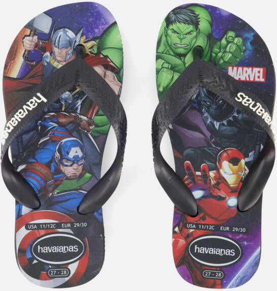 Havaianas Marvel II Slippers zwart Rubber