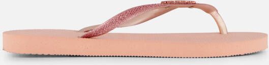 Havaianas Slim Glitter II Slippers roze Rubber